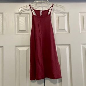 American Apparel High Neck Racerback Top